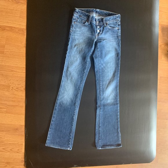 WOMENS - sz 24 CITIZENS OF HUMANITY Lex # 125 Exposed button fly slim bootcut - Picture 2 of 15
